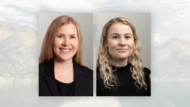 Profilbilde to kvinner md lyst hår og sort antrekk